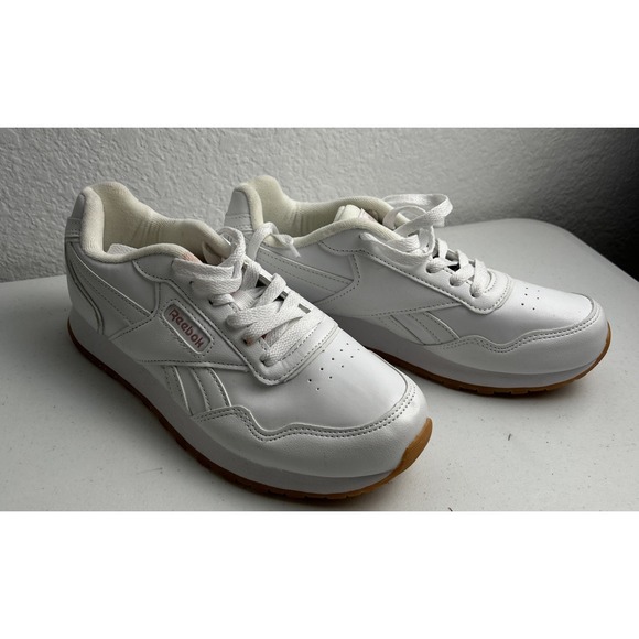 Reebok Shoes - Reebok Classic Womens Size 7.5 White‎ Athletic Leather Shoes Sneakers